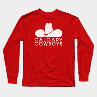 Classic Calgary Cowboys Hockey 1976 Long Sleeve T-Shirt